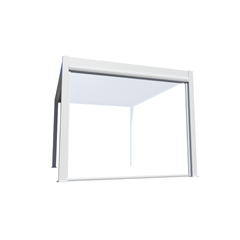 Pergola Zip Screen – Electric White