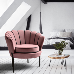 Lounge Chair – Pink & Black