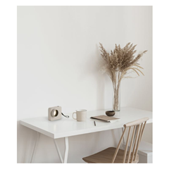Table Lamp Touch Dimmable Sandy Beige Aluminium and Steel