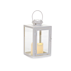 Christmas Candles And Lanterns – White