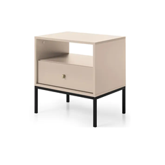 Nightstand 1 Drawer – Beige