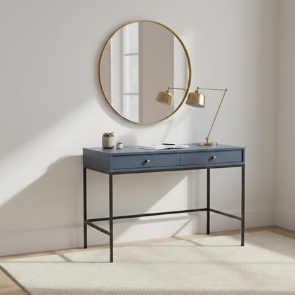 Dressing Table 2 Drawers – Navy Blue
