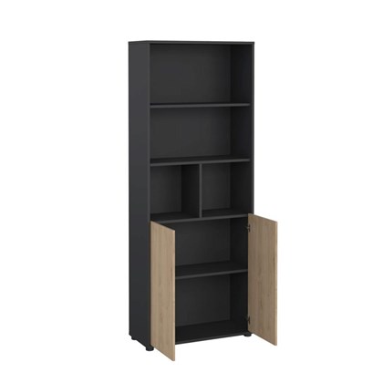 Sign Bookcase high with 2 doors