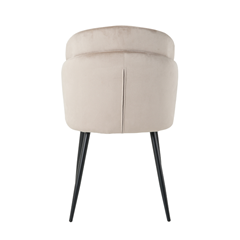 Velvet Light Brown  Dinning Chair