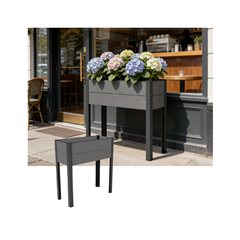 Outdoor Flower Bed – Dark Grey