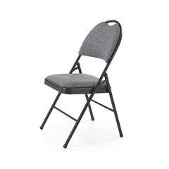 Metal Frame Chair Black Grey