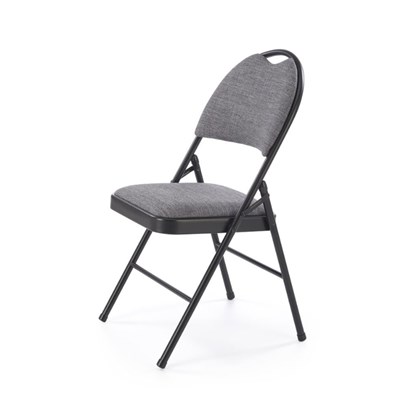 Metal Frame Chair Black Grey