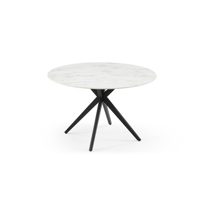 Dining Table  120x76cm Ceramic White Round