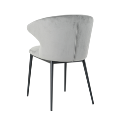 Velvet Dark Grey  Dining Chair