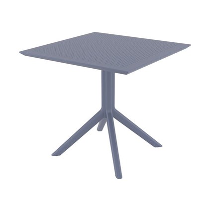 Table Square  Dark Grey 80x80cm