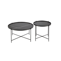 Coffee Table  Black Marble