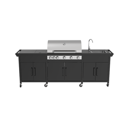 Natural Colour Silver Kitchen BBQ