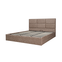 Upholstery Bed with Gas Lift 180 - Brown
