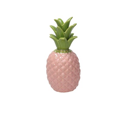 Pineapple Small 19cm Tropicana Pine Ceramic Pink
