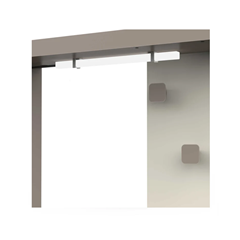 Children's Bedside Table – Beige & Grey