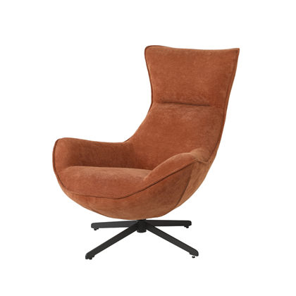 Lounge Chair – Rust Red