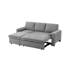 reversible chaise with storage Corner Sofa – Grey