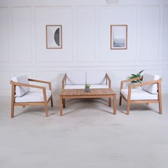 Sofa Set of 4 with Cushions