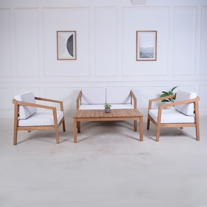 Sofa Set of 4 with Cushions