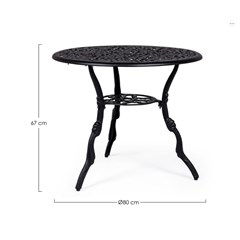 Table Victoria D80 - Charcoal