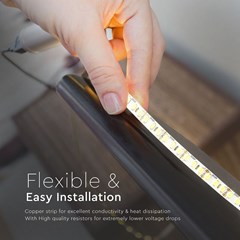 5M LED Strip 20W/M 12V IP20 3000K