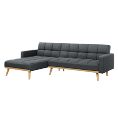 Corner Sofa Bed - Dark Grey