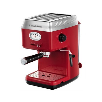 Espresso Coffee Machine Retro Red
