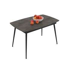 Dining Table Extendable 145-185x90x75cm - Iron Matt
