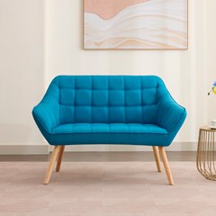 Sofa 2Seater – Soft Touch Velvet  Blue