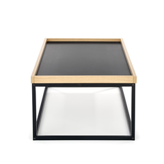 Coffee Table  Natural  Black
