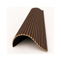 Flexible Acoustic 120x80cm Panel – Dark Walnut