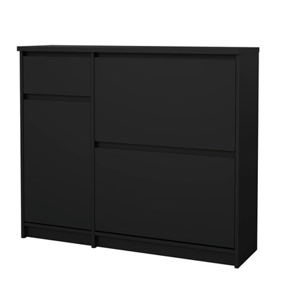 Naia Shoe Cabinet 2 Flap Doors & 1 Door  1 Drawer