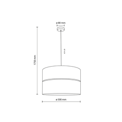 Dorma Wood Juta Pendant Lamp – Light Wood & Jute