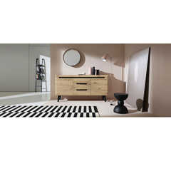 Sideboard 2 Door 3 Drawers – Oak