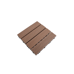 Outdoor WPC Tiles 30x30x2.1 cm – Rosewood