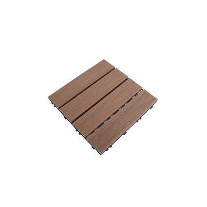 Outdoor WPC Tiles 30x30x2.1 cm – Rosewood