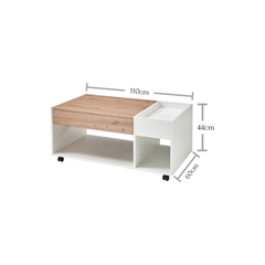 Coffee Table - Artisan Oak & White