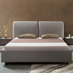 Bedroom Set - Cashmere Dark & Walnut Finish
