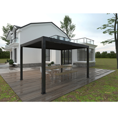 Electric Pergola – Sandy Grey