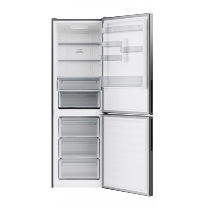 Fridge-Freezer Stainless Steel 341L