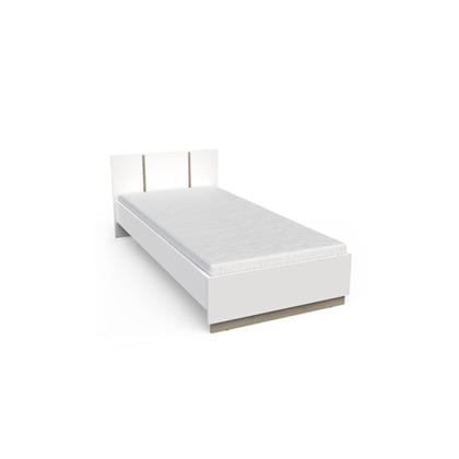 Bed 90x200 – White & Kronberg Oak