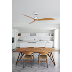 Ceiling Fan  M – Matt White & Maple