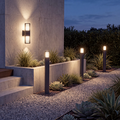 Wall Lamp – Grey & White