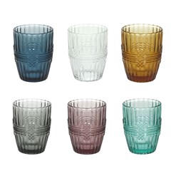 Ionico Set of 6 - Multicolor Glasses 280ml