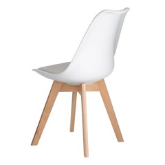 Chair White Polypropylene 49.00X43.00X 84.00 cm