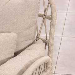 Outdoor Rocking Chair - Taupe and Beige