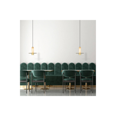 Pendant LED Light – Alabaster & Brass