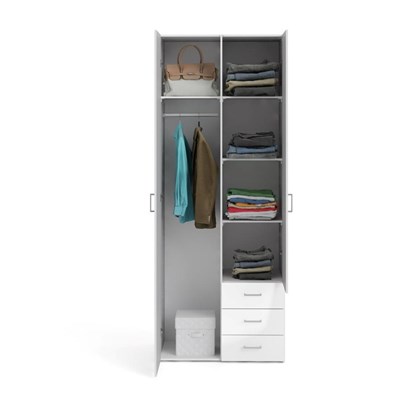Space Wardrobe with 2 doors &  3 drawers