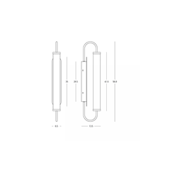 Wall LED Light 10W Triac – Brushed Brass