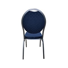 Banquet Chair - Blue & Silver